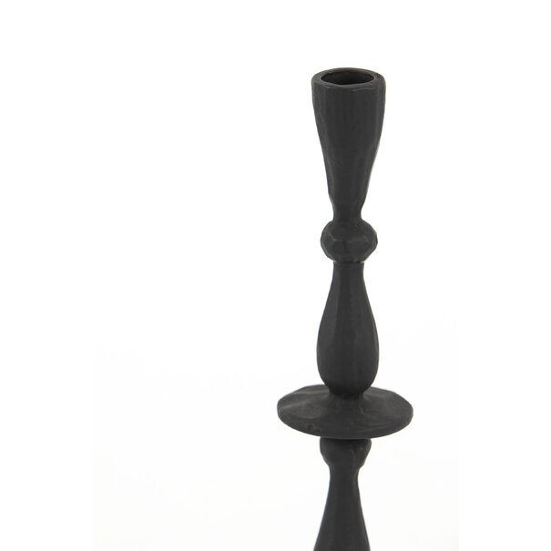 Light en Living Kandelaar Ø7x28,5 cm CASANDRA mat  zwart