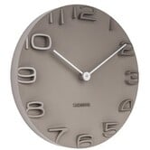 Wandklok On The Edge grey  Ø 42