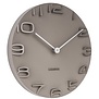Wandklok On The Edge grey  Ø 42