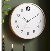 Wandklok Natural Cuckoo wit Ø 31.5 cm