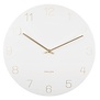 Wandklok Charm Engraved Numbers wit Ø 35 cm