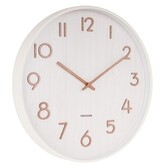 Wandklok Pure Large wit Ø 60 cm