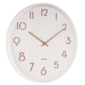 Wandklok Pure Large wit Ø 60 cm