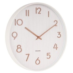 Wandklok Pure Large wit Ø 60 cm