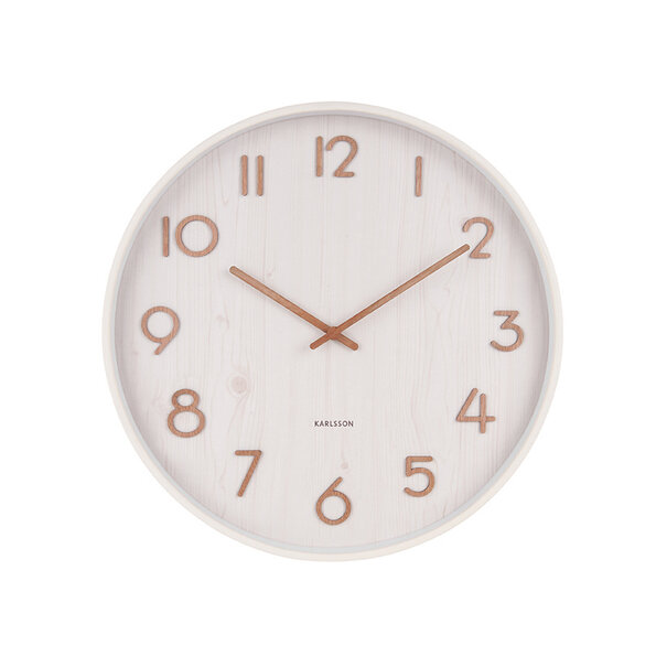 Karlsson Wandklok Pure Large wit Ø 60 cm