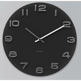 Wandklok Vintage Round zwart Ø 35 cm