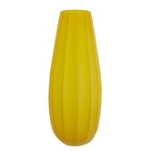 Vaas Ø17,5x44,5 cm BRADLEY glas geel