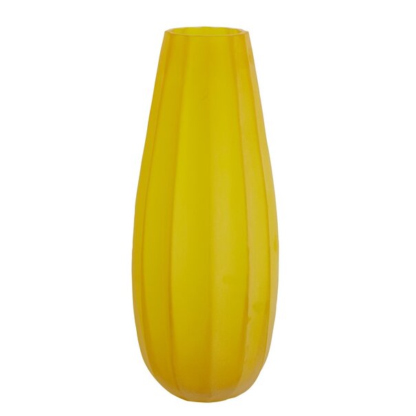 Light en Living Vaas Ø17,5x44,5 cm BRADLEY glas geel