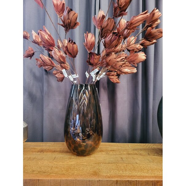 Light en Living Ornament 6 bloemen 90 cm TULIP koper