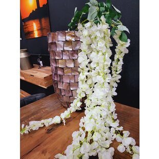 Kunsttak Garden Flower white wisteria flower hanging