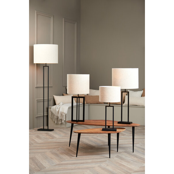 Light en Living Lampvoet 20x10x55 cm SHIVA mat zwart