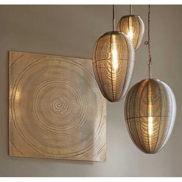 Light en Living Wandornament 60x1,5x60 cm LOLITA  antiek brons