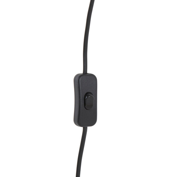 Light en Living Wandlamp Ø43x43 cm LYRA naturel+mat  zwart