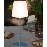 Tafellamp voor binnen en buiten lichtblauw