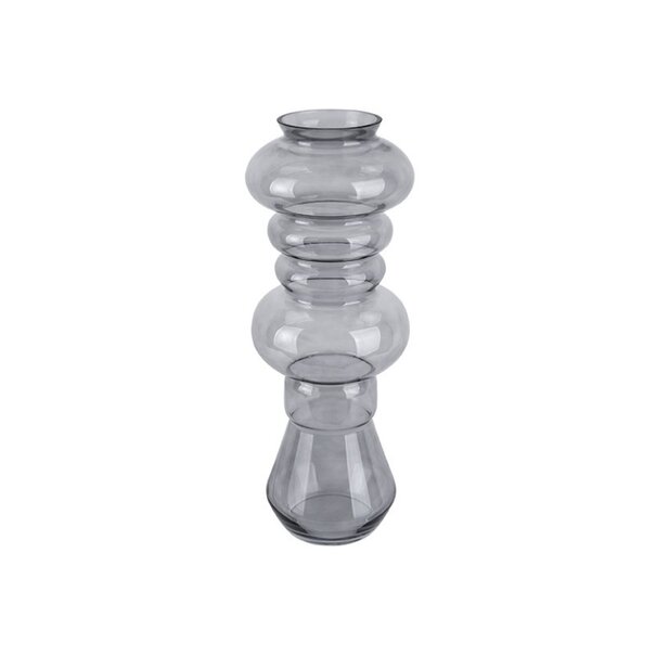 Present Time Vaas Morgana glas groot donkergrijs