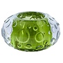 Theelicht FINLEY glas licht groen - 2 afmetingen