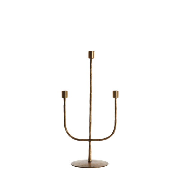 Light en Living Kandelaar 3L 22,5x15x45,5 cm NICOLE  antiek brons