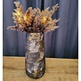 Astilbe boeket met LED verlichting donkerbruin