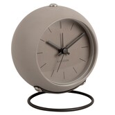 Wekker Nirvana Globe warm donkergrijs