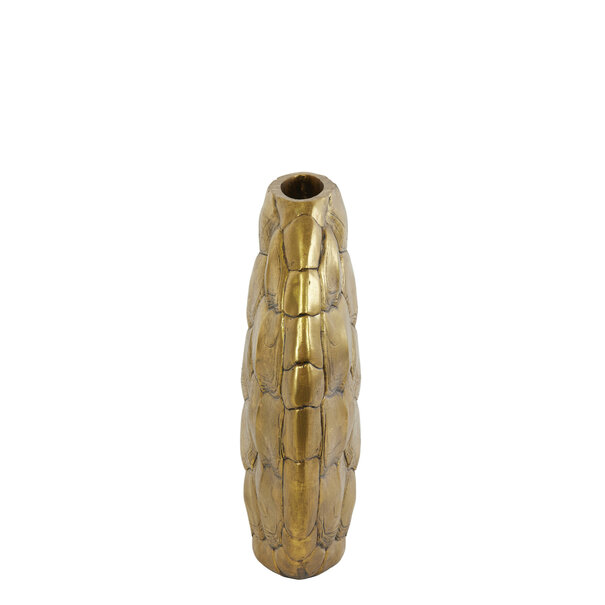 Light en Living Vaas deco  TURTLE antiek  brons 40 cm hoog