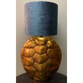 Lampvoet TURTLE  antiek brons 54,5 cm hoog