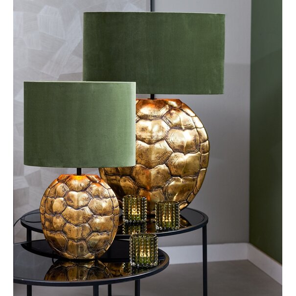 Light en Living Lampvoet TURTLE  antiek brons 54,5 cm hoog