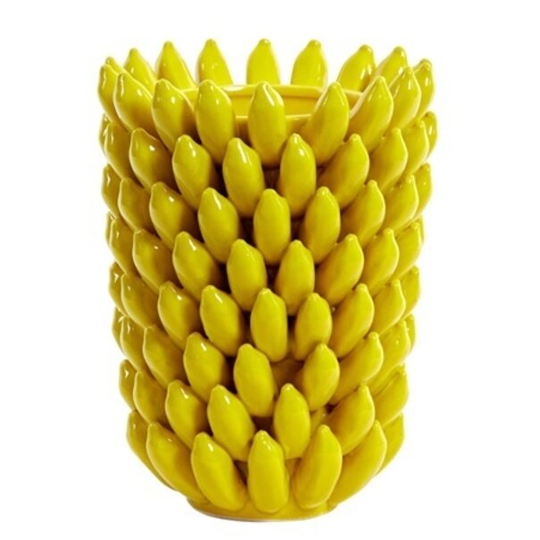 Light en Living Vaas Ø25,5x34 cm ZITA keramiek geel