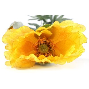 Kunsttak Papaver Jodie geel
