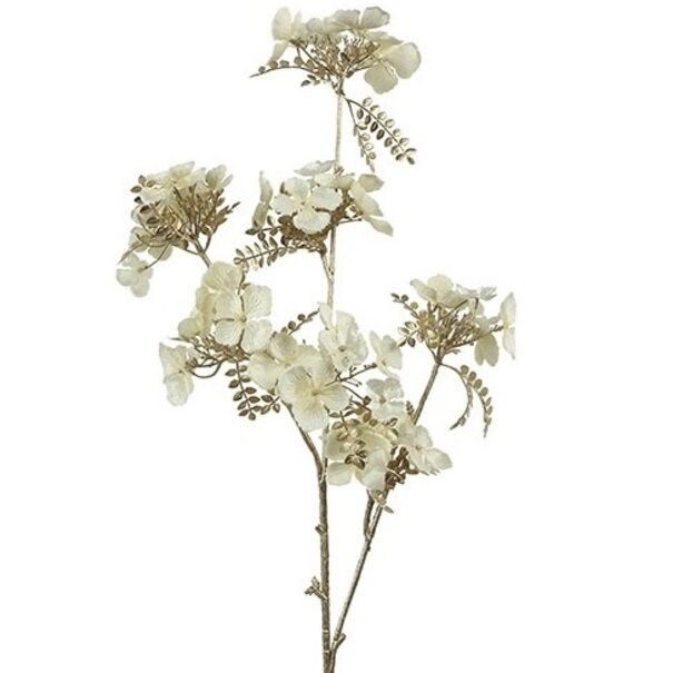 Countryfield Kunsttak Hydrangea creme