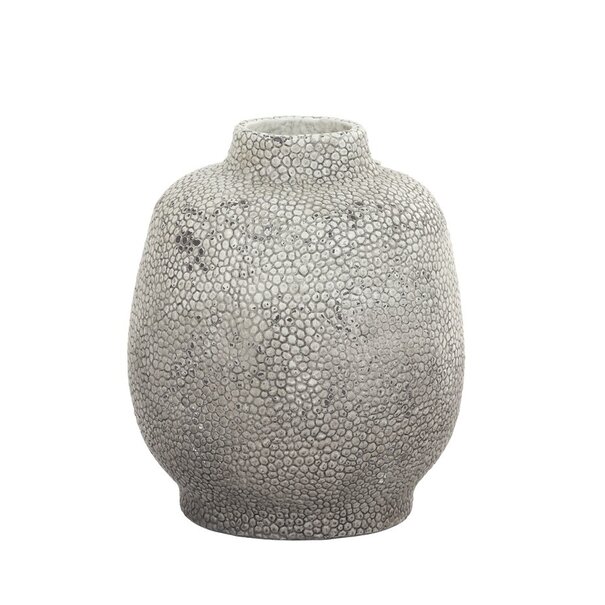 Light en Living Vaas deco RAYSKIN lichtgrijs - Ø23x28 cm