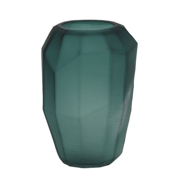 Light en Living Vaas 19x19x28 cm FLAMENGO donker  groen