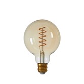 Deco LED globe Ø9,5x14 cm LIGHT 4W amber E27 dimbaar