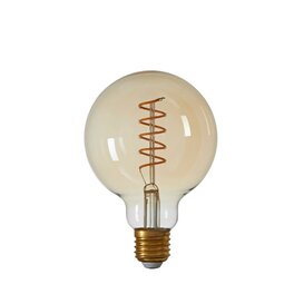 Deco LED Globe Ø9,5x14 cm 4W Amber E27 Dimbare Lamp