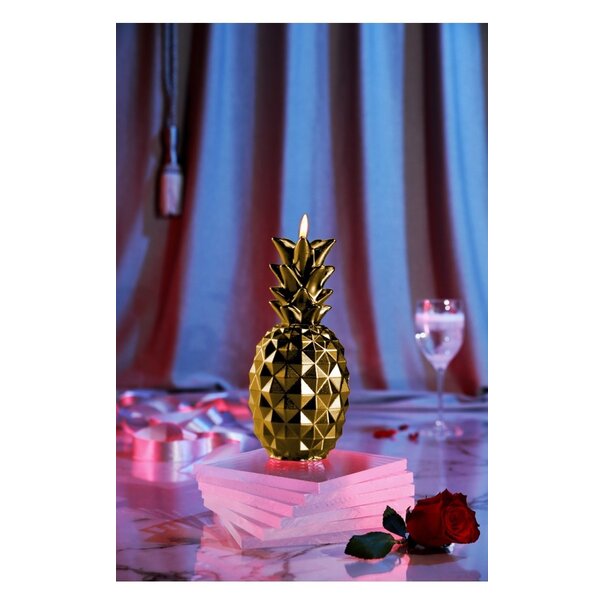 Candellana Kaars ananas goud