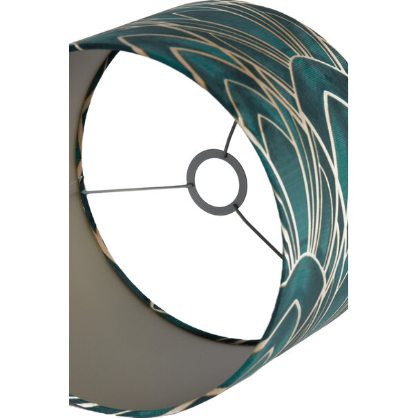 Light en Living Kap cilinder 30-30-21 cm TIARA groen