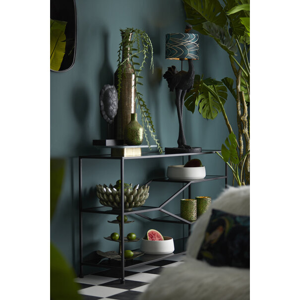 Light en Living Kap cilinder 30-30-21 cm TIARA groen