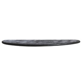 Wandplank 110x25x3 cm GINOSA hout  mat zwart