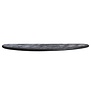 Wandplank 110x25x3 cm GINOSA hout  mat zwart
