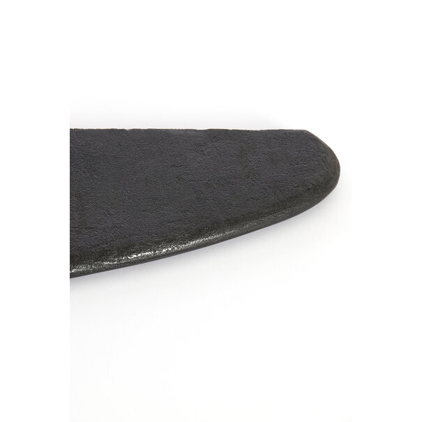 Light en Living Wandplank 110x25x3 cm GINOSA hout  mat zwart