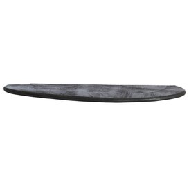 Wandplank 70x17x2 cm GINOSA hout  mat zwart