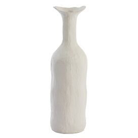 Vaas deco 9x8x40 cm TEODORA crème