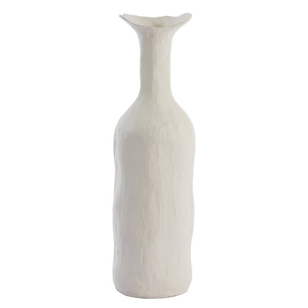 Light en Living Vaas deco 9x8x40 cm TEODORA crème