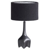 Foss Tafellampvoet Aluminium Antique Zwart/bruin