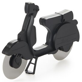 Pizzasnijder scooter zwart