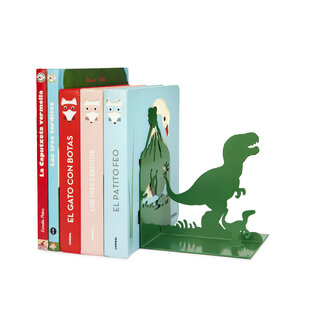 Boekensteun Jurassic groen