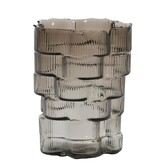 Vaas Ø17x22 cm DOURO smoke glas