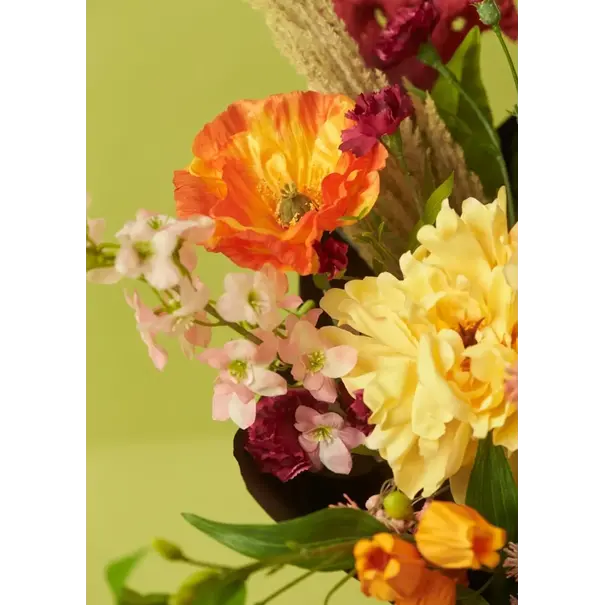 Pure Kunsttak Papaver X3 72 cm geel oranje