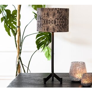 Lampvoet 15,5x15,5x40 cm DENNIS mat zwart
