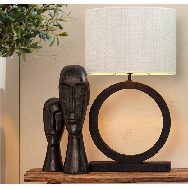 Light en Living Kap ovaal recht smal 45-21-32 cm SAVERNA eiwit