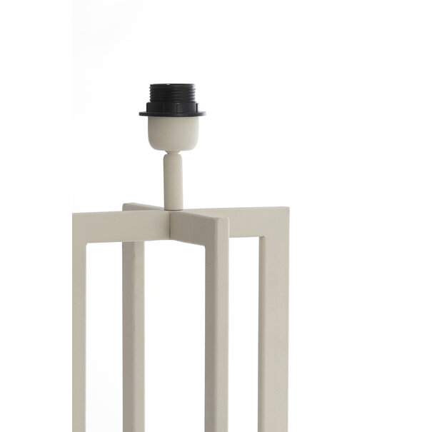 Light en Living Lampvoet 21x21x46 cm MACE crème